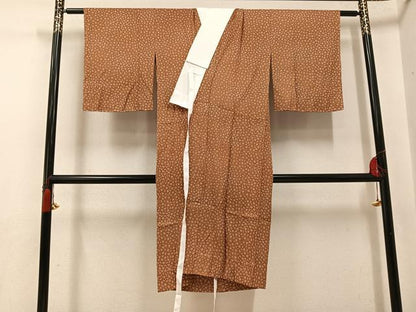 平和屋着物●長襦袢　袷　桜　正絹　逸品　AABH9642ph