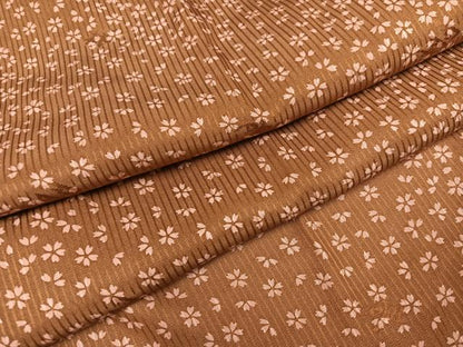 平和屋着物●長襦袢　袷　桜　正絹　逸品　AABH9642ph