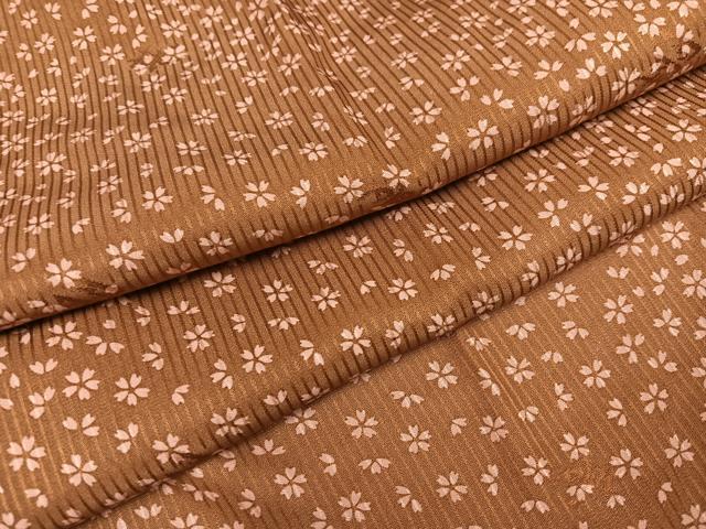 平和屋着物●長襦袢　袷　桜　正絹　逸品　AABH9642ph