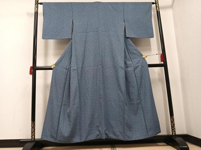 平和屋着物●江戸小紋　草木文　正絹　逸品　AABH9643ph