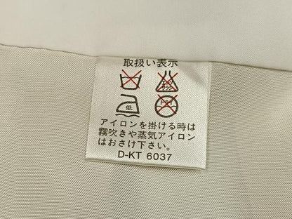 平和屋着物●訪問着　流水花鼓文　暈し染め　銀彩　正絹　逸品　AABH9652ph