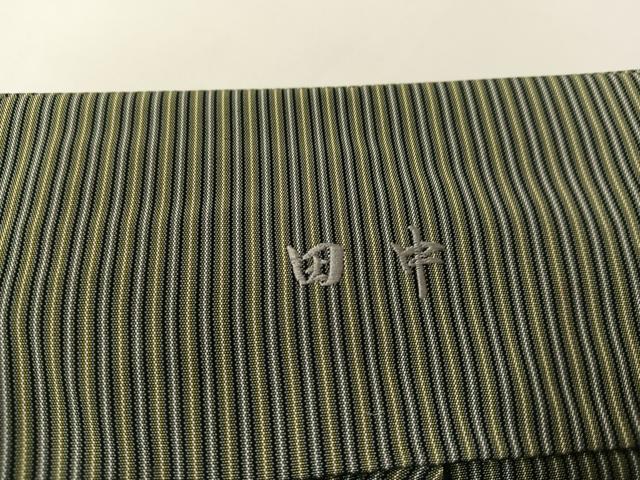 平和屋着物●男性　行灯袴　縞　正絹　逸品　AABH9656ph