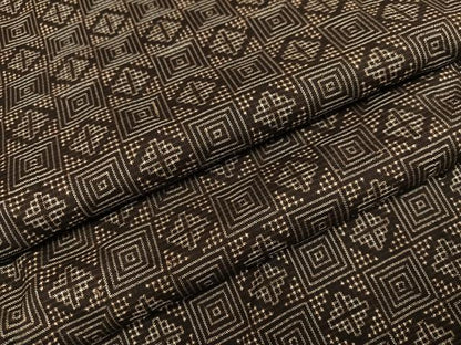 平和屋着物●アンティーク大島　本場大島紬　菱文　正絹　逸品　AABH9662ph