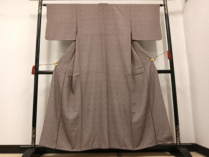 平和屋着物●江戸小紋　鮫小紋柄　正絹　逸品　AABH9663ph