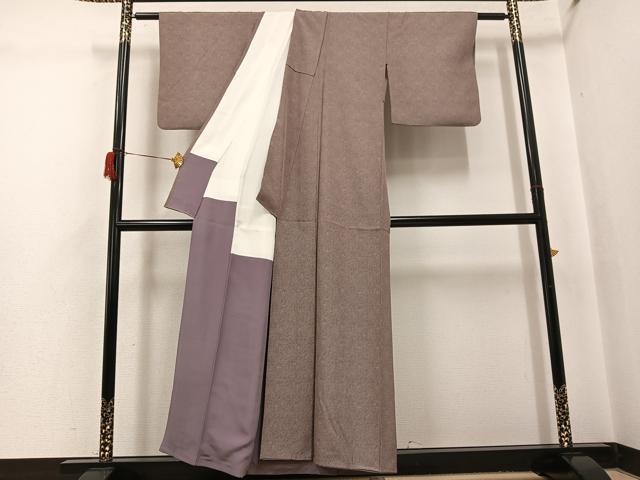 平和屋着物●江戸小紋　鮫小紋柄　正絹　逸品　AABH9663ph