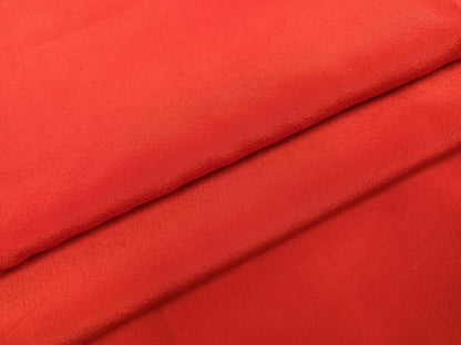 平和屋着物●アンティーク　大正ロマン　長襦袢　袷　色無地　緋色　正絹　逸品　AABH9672ph