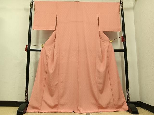平和屋着物●江戸小紋　鮫小紋柄　正絹　逸品　未使用　AABH9675ph