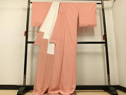 平和屋着物●江戸小紋　鮫小紋柄　正絹　逸品　未使用　AABH9675ph