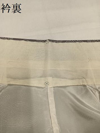 平和屋着物●上質な小紋　幾何学文様　正絹　逸品　AABH9676ph