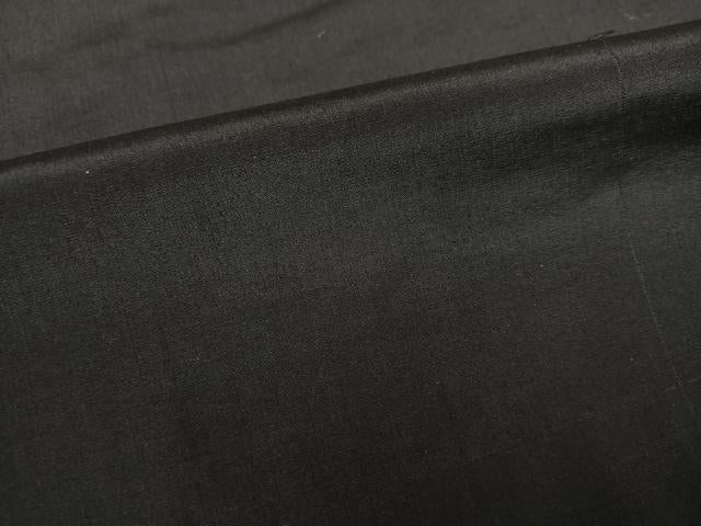 平和屋着物●男性　黒紋付　正絹　逸品　AABH9683ph