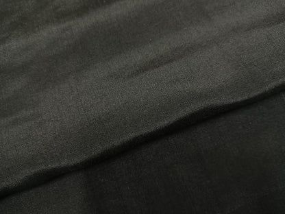 平和屋着物●男性　黒紋付　正絹　逸品　AABH9683ph
