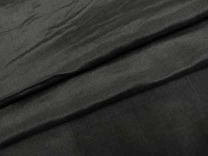 平和屋着物●男性　黒紋付　正絹　逸品　AABH9683ph