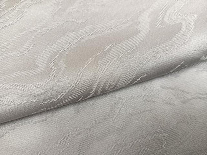 平和屋着物●上質な色無地　流水地紋　蕎麦切色　正絹　逸品　AABH9694ph