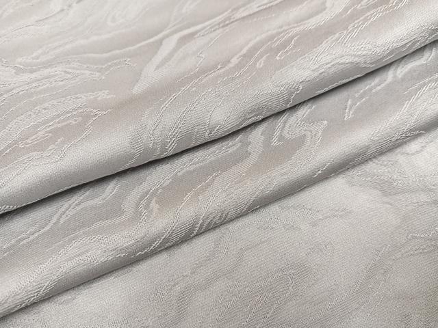 平和屋着物●上質な色無地　流水地紋　蕎麦切色　正絹　逸品　AABH9694ph