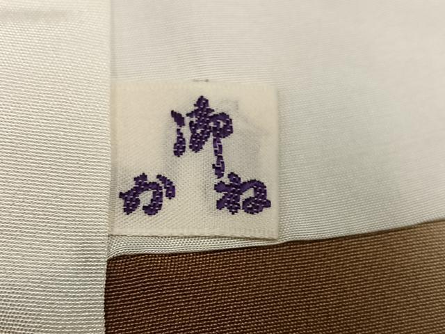 平和屋着物●上質な色無地　黄唐茶色　正絹　逸品　未使用　AABH9695ph