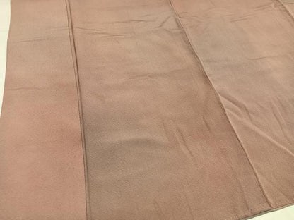 平和屋着物●染色作家　斉藤三才　小紋　霞文　暈し染め　正絹　逸品　AABH9698ph