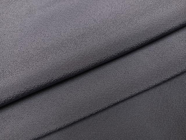 平和屋着物●上質な色無地　紫鼠色　正絹　逸品　AABH9699ph