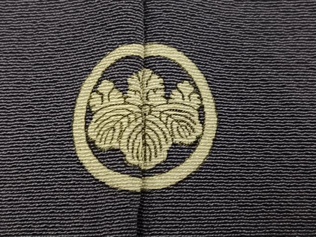 平和屋着物●上質な色無地　紫鼠色　正絹　逸品　AABH9699ph