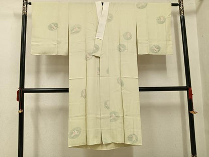 平和屋着物●長襦袢　無双仕立て　芝兎　正絹　逸品　AABH9702ph