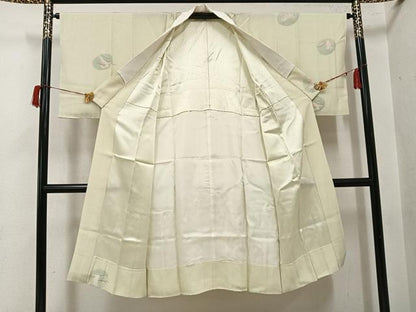 平和屋着物●長襦袢　無双仕立て　芝兎　正絹　逸品　AABH9702ph