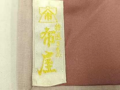 平和屋着物●本場結城紬　重要無形文化財　100亀甲　色紙文　正絹　逸品　未使用　AABH9711ph