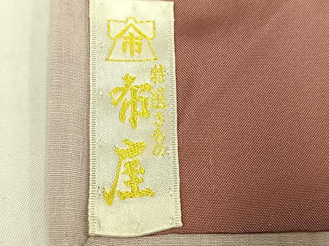 平和屋着物●本場結城紬　重要無形文化財　100亀甲　色紙文　正絹　逸品　未使用　AABH9711ph