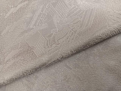平和屋着物●上質な色無地　作家物　祐斎白梅染　薄梅鼠色　正絹　逸品　未使用　AABH9737ph