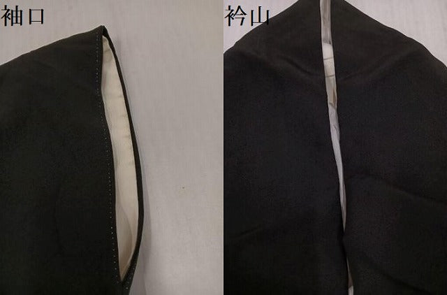 平和屋着物●豪華黒留袖　本金　松　正絹　逸品　AABH9742ph