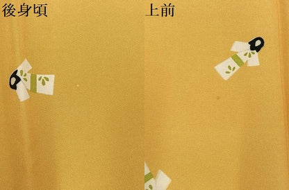 平和屋着物●長襦袢　袷　橘文　正絹　逸品　未使用　AABH9752ph