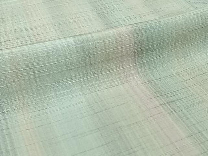 平和屋着物▽上質な紬　単衣　縞　正絹　逸品　AABH9762jh