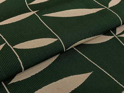 平和屋着物▽お召　単衣　立涌草葉文　正絹　逸品　AABH9770jh