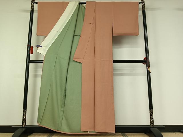 平和屋着物▽江戸小紋　単衣　鮫小紋柄　正絹　逸品　AABH9771jh