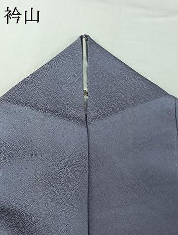 平和屋着物▽上質な色無地　単衣　藤鼠色　正絹　逸品　AABH9774jh