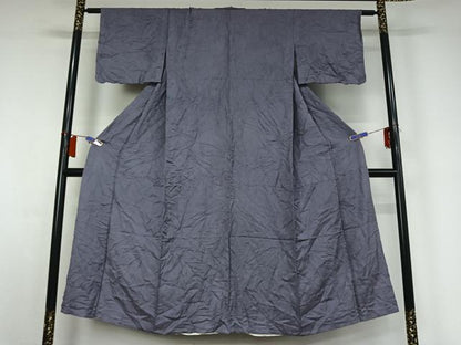 平和屋着物▽上質な色無地　単衣　紅掛空色　正絹　逸品　AABH9788jh