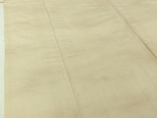 平和屋着物▽上質な紬　単衣　霞文　正絹　逸品　AABH9793jh