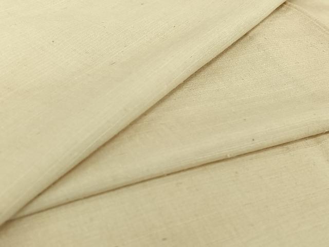 平和屋着物▽上質な紬　単衣　霞文　正絹　逸品　AABH9793jh