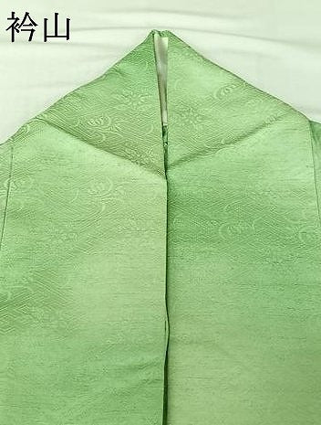 平和屋着物▽訪問着　単衣　紬地　手描き　風景文　ロング丈　正絹　逸品　AABH9795jh