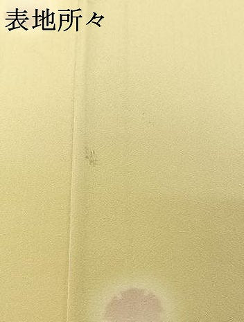 平和屋着物▽上質な小紋　単衣　雪輪文　暈し染め　正絹　逸品　AABH9800jh