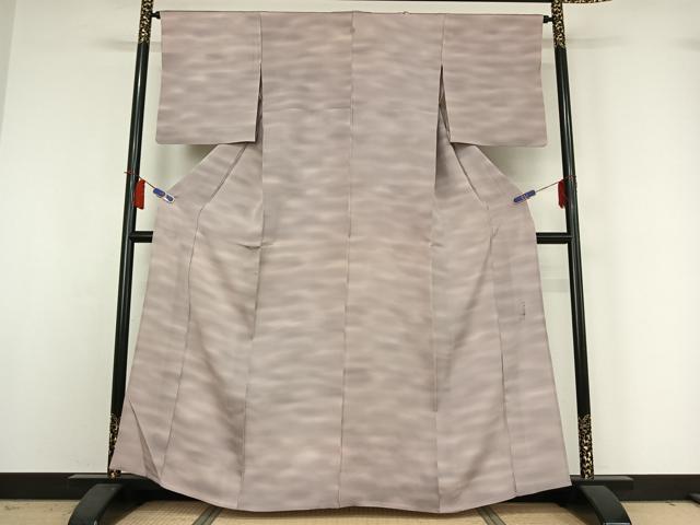 平和屋着物▽虹色創家　本郷大田子　小紋　単衣　霞文　暈し染め　正絹　逸品　AABH9801jh