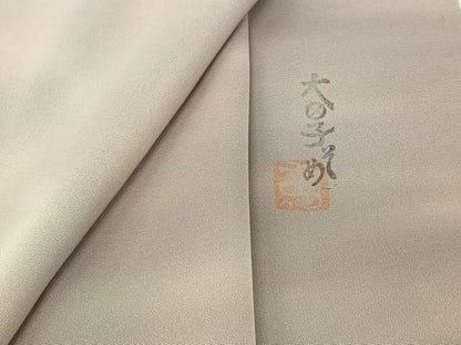 平和屋着物▽虹色創家　本郷大田子　小紋　単衣　霞文　暈し染め　正絹　逸品　AABH9801jh