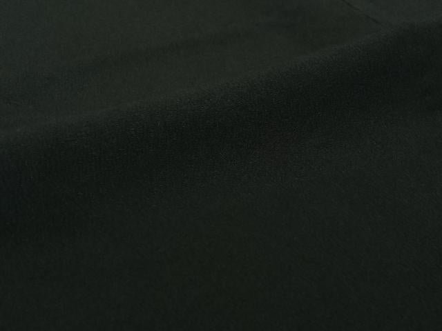 平和屋着物▽男性　単衣　黒紋付　暗黒色　キングサイズ　洗える着物　AABH9805jh