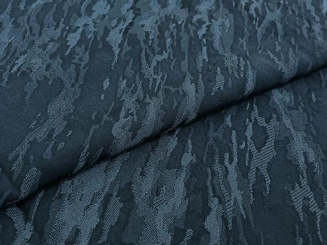 平和屋着物▽上質な小紋　単衣　霞文　正絹　逸品　AABH9807jh