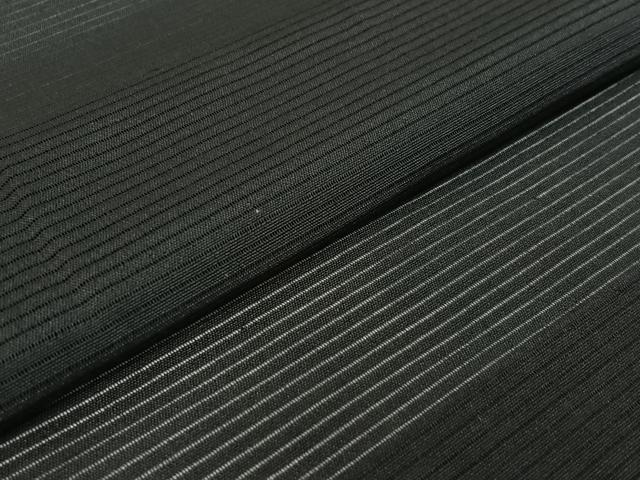 平和屋着物▽男性　羽織　スリーシーズン　春夏秋　塵除け　暗黒色　正絹　逸品　AABH9817jh