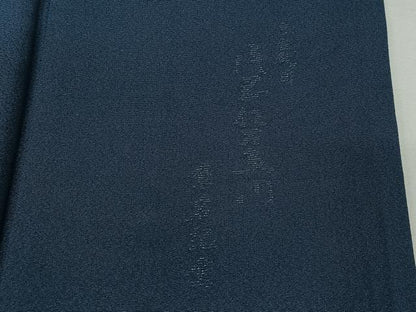 平和屋着物▽訪問着　単衣　作家物　舞葉文　金糸　正絹　逸品　AABH9824jh