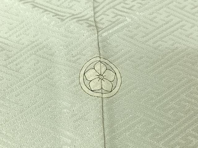 平和屋着物▽訪問着　単衣　総刺繍　絞り　草花文　金糸　正絹　逸品　AABH9839jh