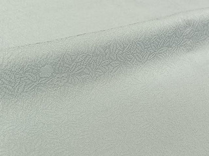 平和屋着物▽色無地　単衣　松竹梅地紋　白藍色　洗える着物　AABH9869jh