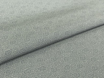 平和屋着物▽江戸小紋　単衣　花唐草文　正絹　逸品　AABH9888jh