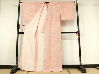 平和屋着物▽江戸小紋　単衣　寄せ小紋柄　正絹　逸品　AABH9891jh