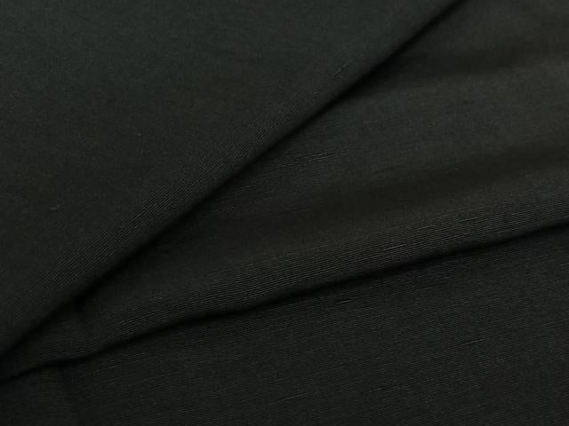 平和屋着物▽男性　紬　単衣　青褐色　正絹　逸品　AABH9897jh