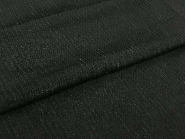 平和屋着物▽男性　紬　単衣　縞　正絹　逸品　AABH9898jh